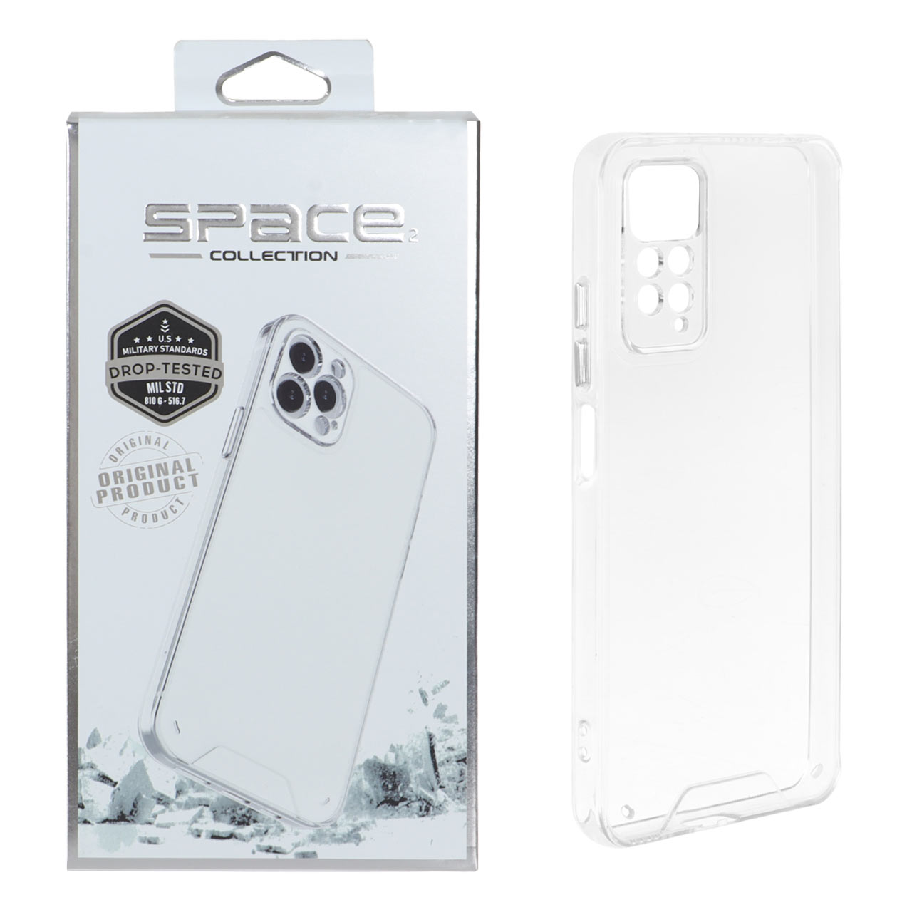 قاب اورجینال Space مدل Xiaomi Redmi Note 12 Pro 4G / Redmi Note 11 Pro (پک دار)